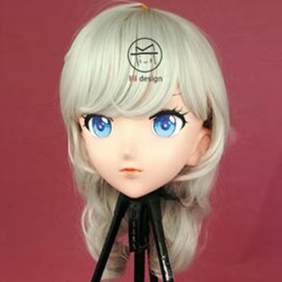 (MSM-01I) Custom Crossdress Female/Girl Resin 3/4 Head Cosplay Japanese Role Play Anime Kiana Kaslana Kigurumi Mask 